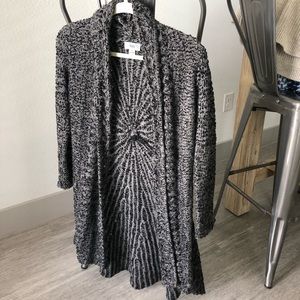 Black & Grey knit cardigan